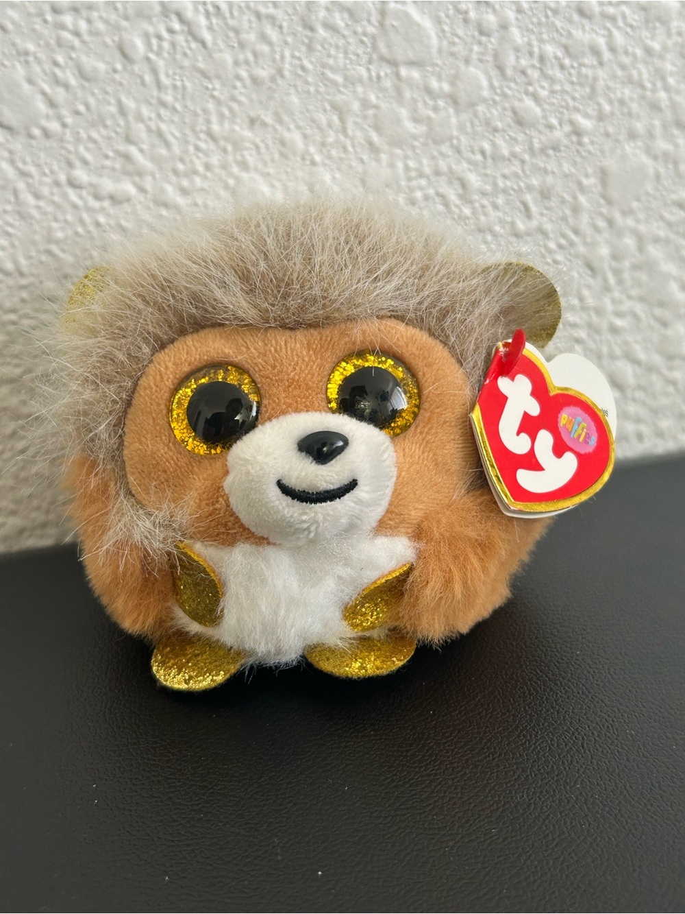 The TY Puffies Collection Caesar The Hedgehog Plushie